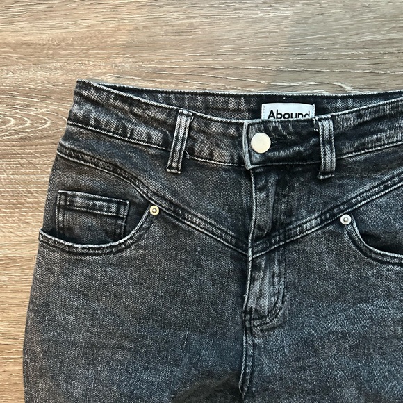 Women's Black Acid Wash Jeans Abound - Picture 2 of 7